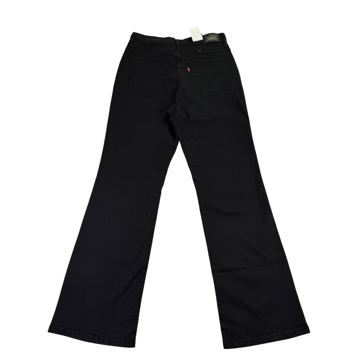 Levis Womens Black Denim Boot Cut 512 Jeans Mid Rise Stretch Sz10 Medium