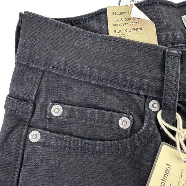 Levis Womens Black Denim Boot Cut 512 Jeans Mid Rise Stretch Sz10 Medium