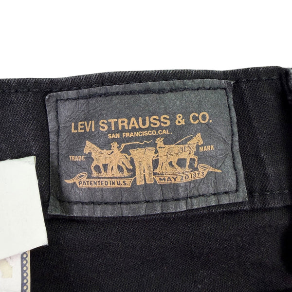 Levis Womens Black Denim Boot Cut 512 Jeans Mid Rise Stretch Sz10 Medium