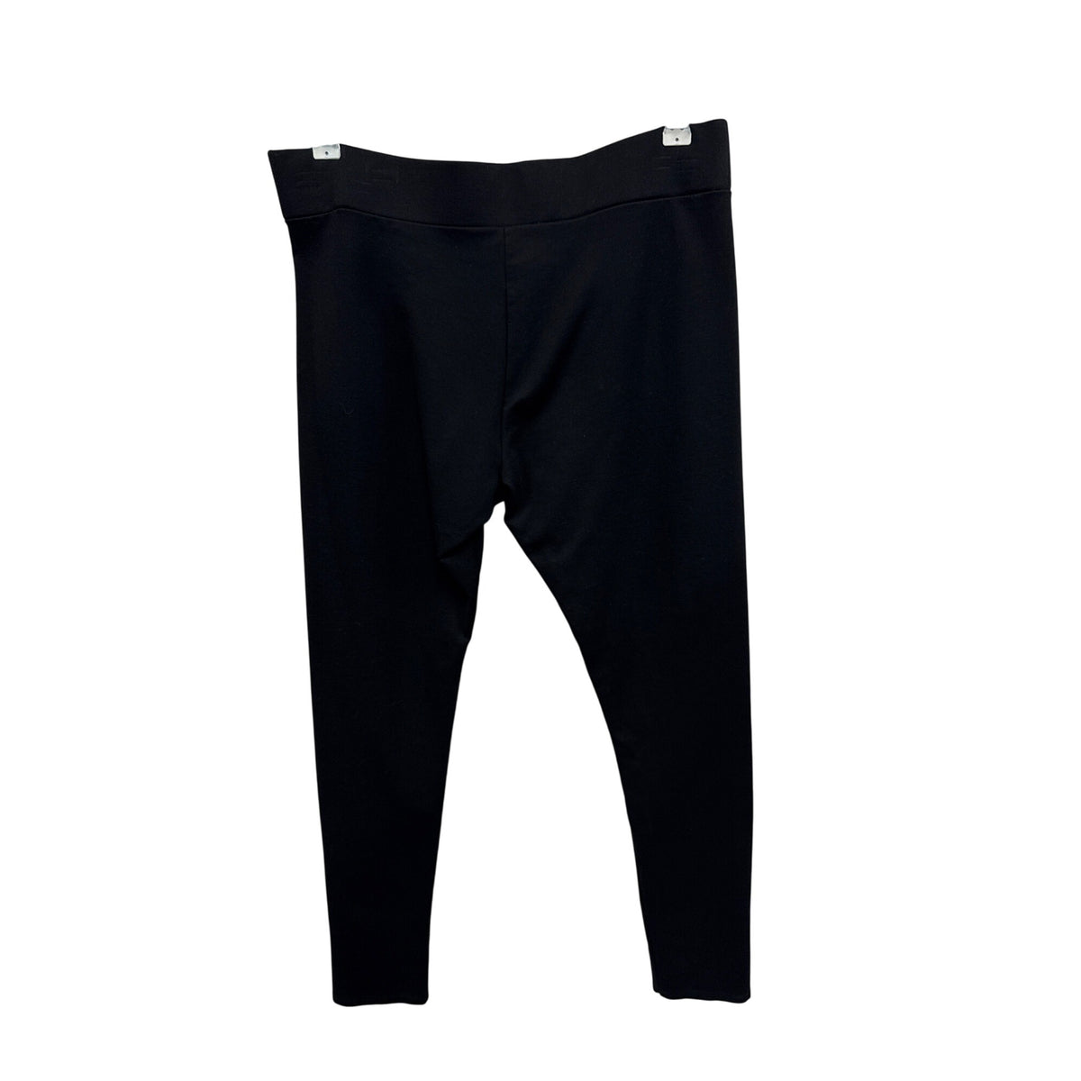 Philosophy Womens Black Stretch Leggings M Rayon Blend