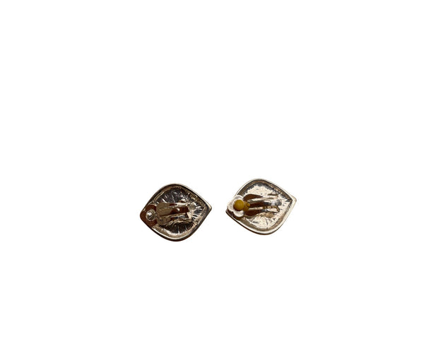 Black & Silver Square Stud Earrings