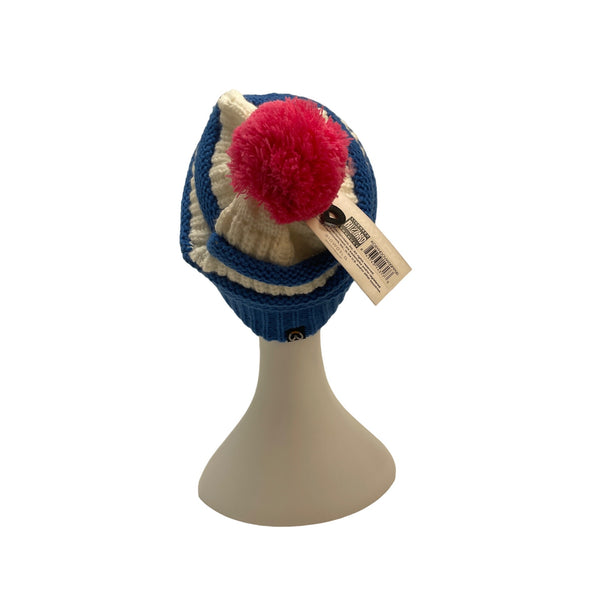 Overwatch Women's White and Blue Beanie Hat  One Size - NWT