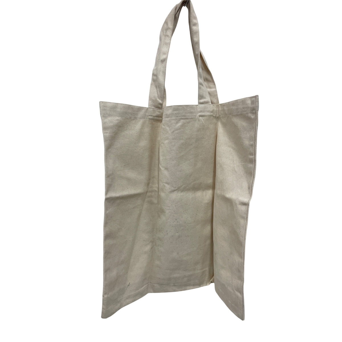 Canvas Beige Tote Bag With Dog Print "Its My Style" Eco-Friendly Cotton Material
