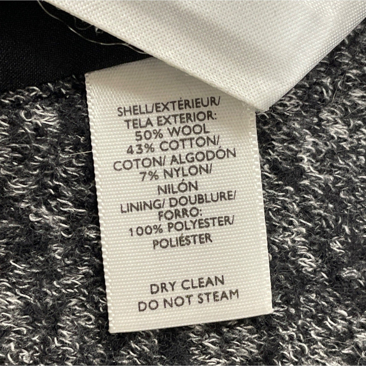 Loft Womens Gray Textured KnitLong Sleeve Jacket Size 2