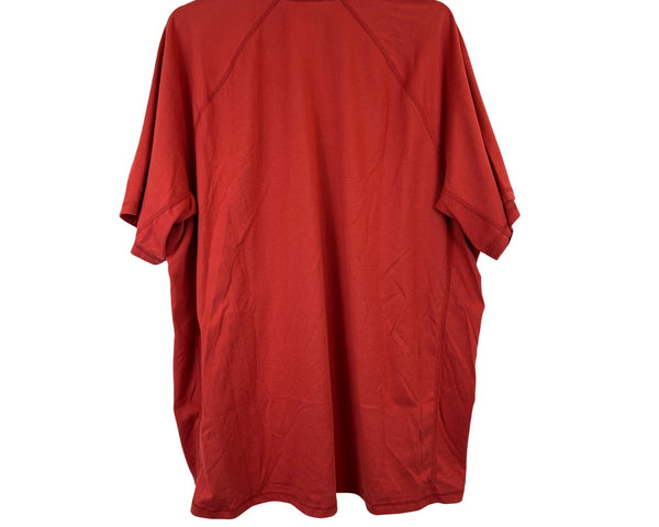 Carhartt Mens Red Cotton Short Sleeve Relaxed Fit T-Shirt With Pocket Size 2XL