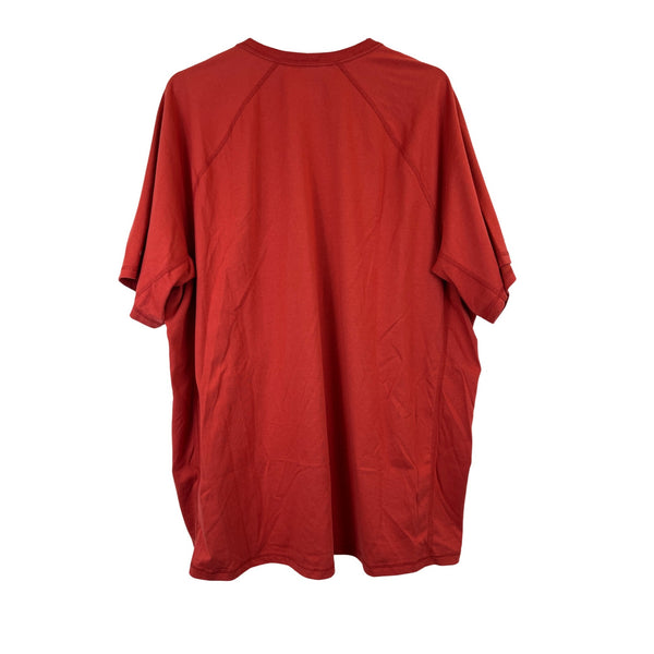 Carhartt Mens Red Cotton Short Sleeve Relaxed Fit T-Shirt With Pocket Size 2XL
