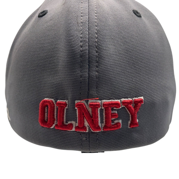 Russell Olney "B" Logo Gray & Black Fitted Baseball Cap Size L/XL