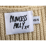 Princess Polly Women's Beige Knit Shoulder Sweater & Tank Top Set Sz XS/S