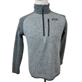 Patagonia Brand Men's Grey Half-Zip Sweater Sz S