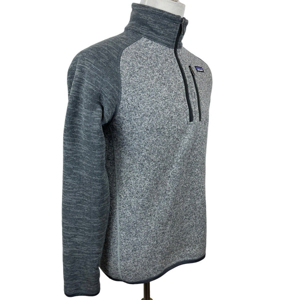 Patagonia Brand Men's Grey Half-Zip Sweater Sz S