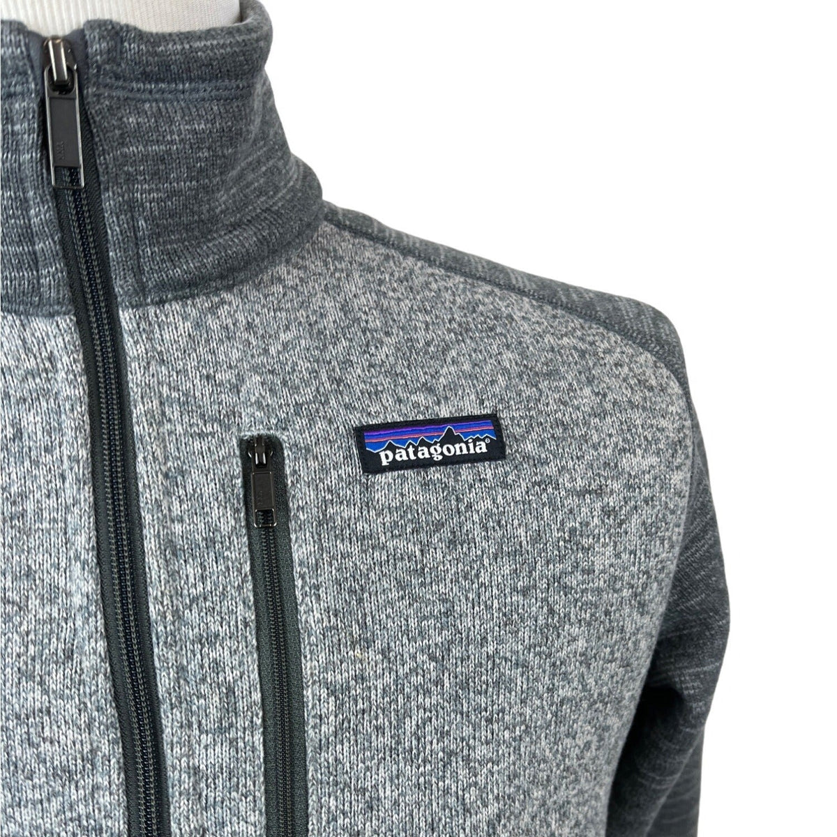 Patagonia Brand Men's Grey Half-Zip Sweater Sz S