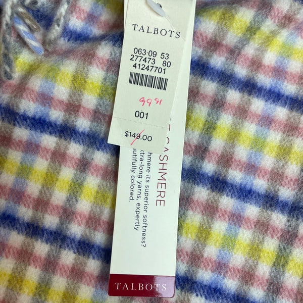 Talbots Multicolored Women's Cashmere Scarf One Size - New