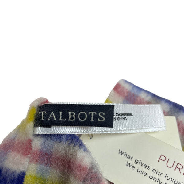 Talbots Multicolored Women's Cashmere Scarf One Size - New