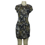 Missoni Women's Gold and Black Bodycon Dress Sz 38 (EUR 8)