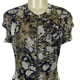 Missoni Women's Gold and Black Bodycon Dress Sz 38 (EUR 8)