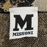 Missoni Women's Gold and Black Bodycon Dress Sz 38 (EUR 8)