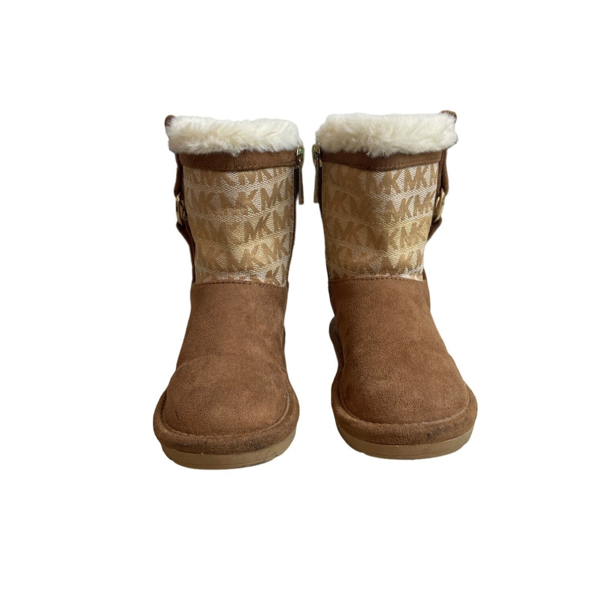Michael Kors Youth Girl's Brown Winter Boots Sz 8