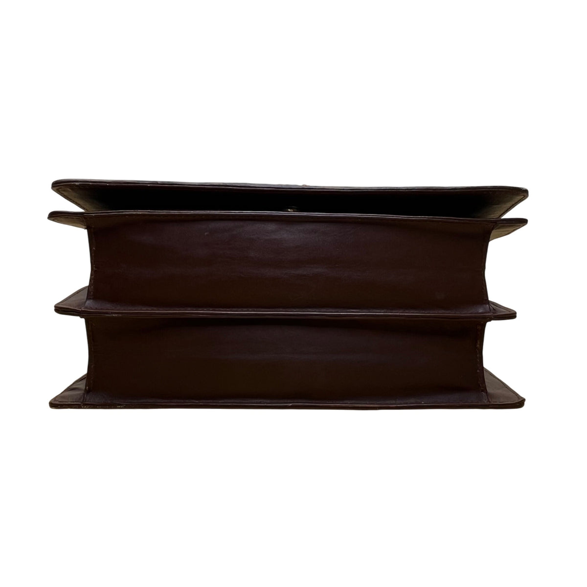 Women’s Brown Two-Tone Genuine Crocodile Leather Adjustable Strap Shoulder Bag