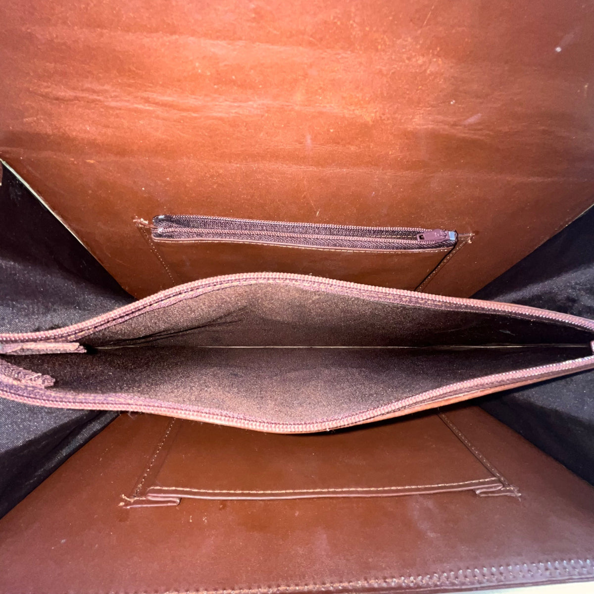 Women’s Brown Two-Tone Genuine Crocodile Leather Adjustable Strap Shoulder Bag