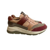 Frye Women's Pink Brown Leather Sport Stud Shoes Sz 8M