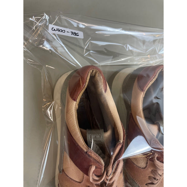 Frye Women's Pink Brown Leather Sport Stud Shoes Sz 8M
