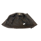 Michael Kors Women's Brown Tweed Blazer Jacket Sz 8