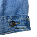 Mickey Inc Unisex Blue Denim Button Down Jacket Sz L