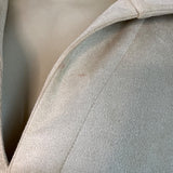 Tuckernuck Women's Beige Faux Suede 3/4 Sleeve Pullover Top Sz S