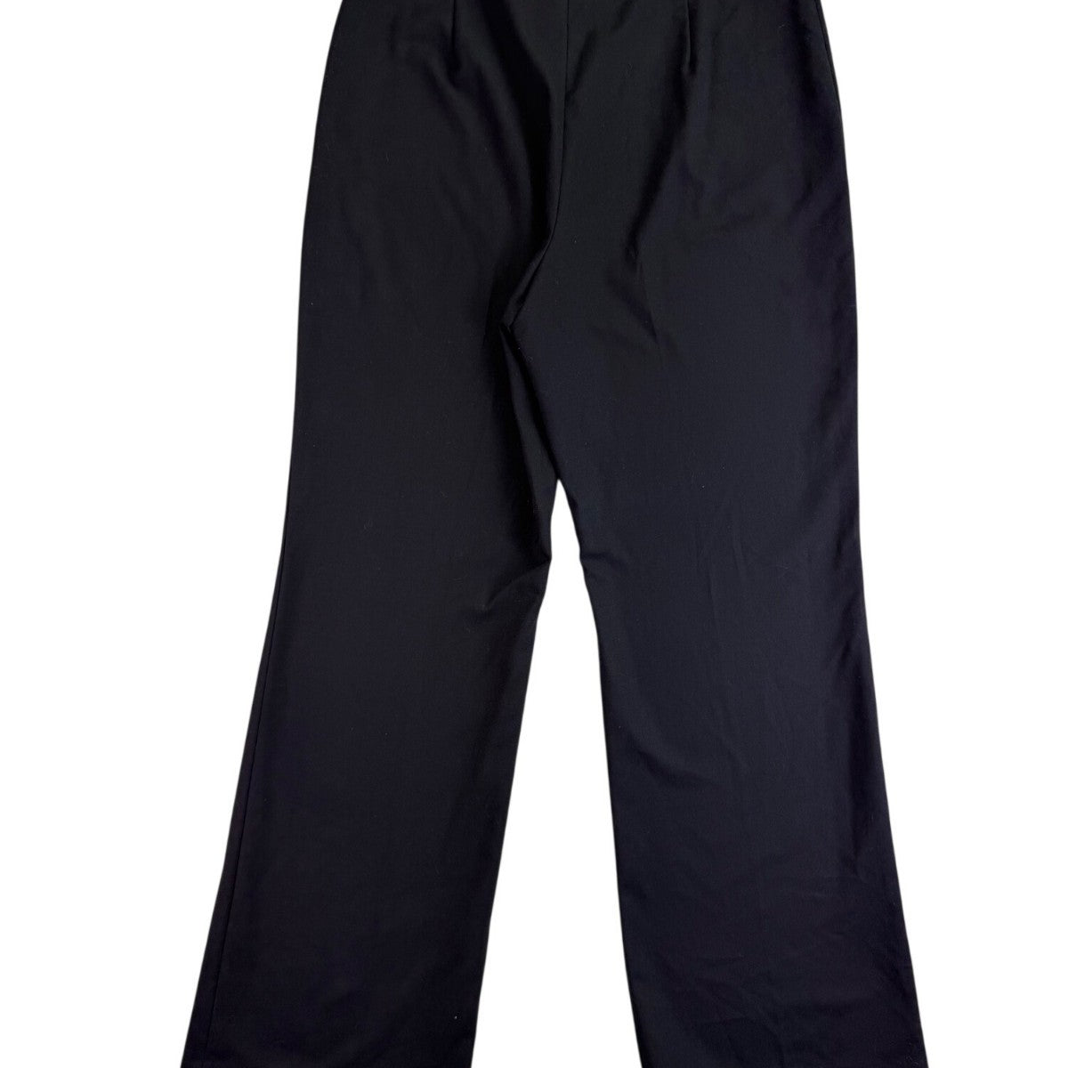 Talbots Womens Black Polyester/Rayon Straight-Leg Hollywood Pants Size 10