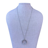 Effy Womens Silver Tone Locket Pendant Necklace Lightweight Durable