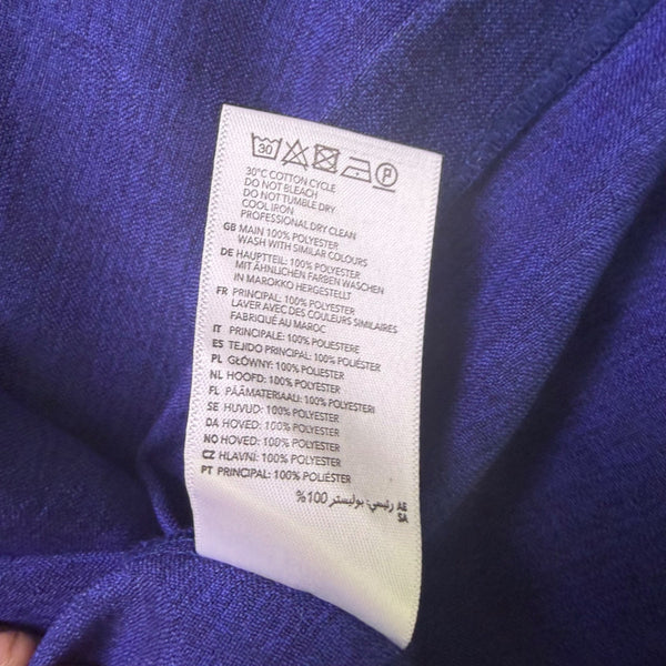 Closet London Womens Blue Kimono Midi Dress With Belt Size US 12