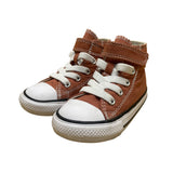 Converse Toddler Brown Canvas With Adhesive Strap High-Top Sneakers Size 6