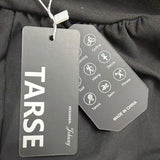 Tarse Womens Black Wide-Leg High-Waist Lounge Pants Size L
