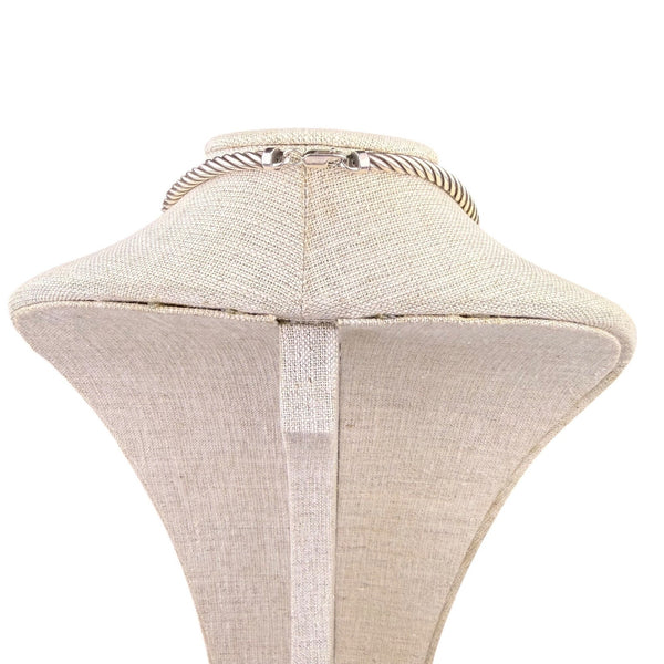 David Yurman Womens  Sterling Silver 925 Twisted Cable Chain Necklace