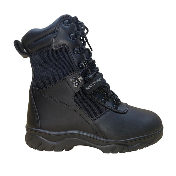 Rothco Men’s Black Tactical Side-Zip Leather & Nylon Forced Entry Boots Size 8.5