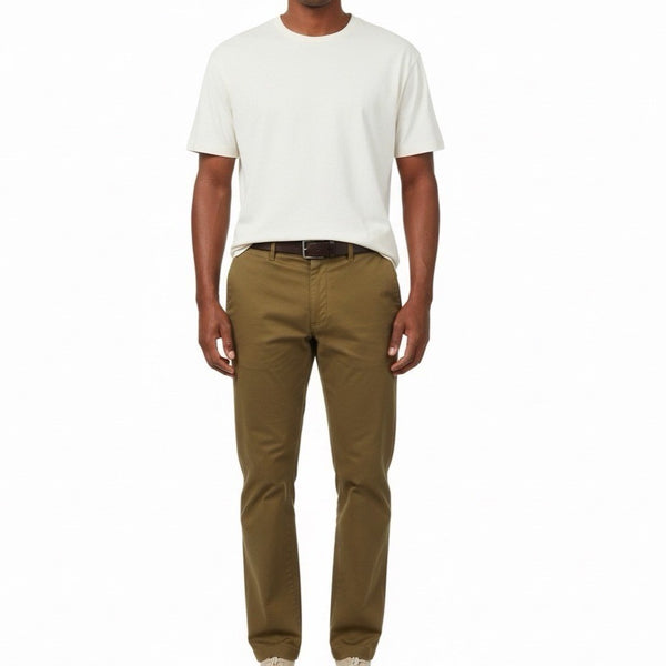 L.L.Bean Mens Khaki Coolmax Classic Fit Pants Comfortable Durable Sz 38Wx29L