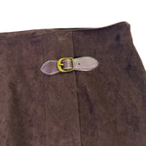 Dressbarn Womens Brown Knee Length Pencil Skirt With Buckle Size 20W  