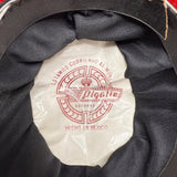 Pigalle Red & Silver Adult Mexican Sombrero Hat Velour Embroidered Traditional F