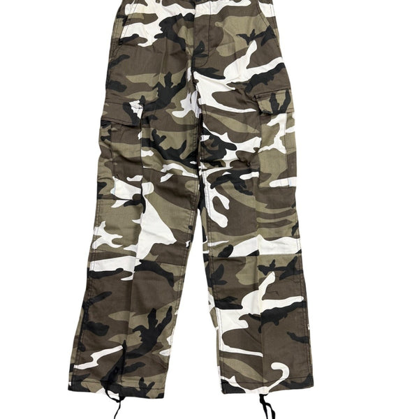 Jet Lag Mens Camouflage Cargo Pants Adjustable Waist Sz Small