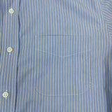 Ralph Lauren Mens Classic Fit Blue & White Striped Dress Shirt Sz 15.5 (32/33)