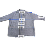 Avenue Womens Gray Open Cardigan Sweater Plus Lightweight Size 22/24