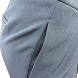 Kasper Womens Black Cropped Pants Side Zipper Closure Slim Fit Size 12P- New