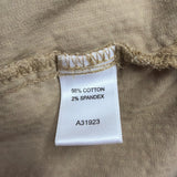 Appleseeds Womens Tan Corduroy Button-Up Jacket Two Pockets Relaxed Fit Size 1X