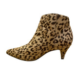 Sam Edelman Women’s Leopard Print Kinsey Leather Pointed Toe Ankle Boots Size 7