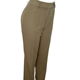 Peace of Cloth Women's Slim Fit Brown With Button Closure Size 10 - New