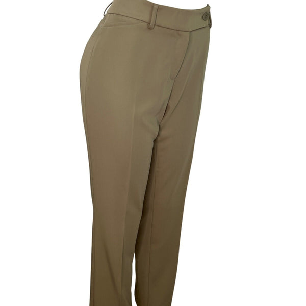 Peace of Cloth Women's Slim Fit Brown With Button Closure Size 10 - New