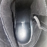 White Mt. Women’s Black Man-Made With Side Buckle Detail Ankle Boots Size 9.5M