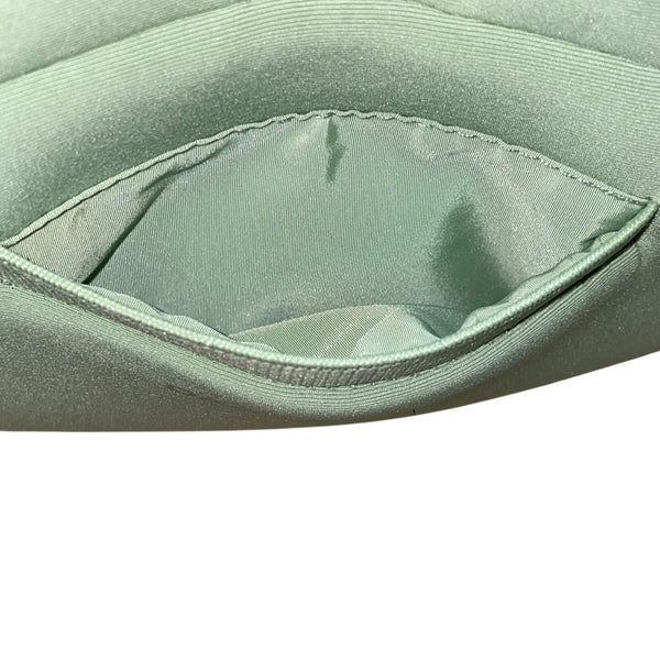 Dagne Dover Unisex Green Polyester Compact Adjustable Fanny Pack Bag
