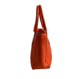 Kate Spade NY Women's Bright Orange Circle Perforated Design Shoulder Bag Sz M