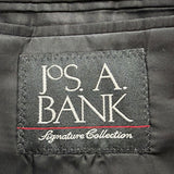 Jos. A. Bank Mens Black Wool Tuxedo Notch Suit Set Jacket Sz 48RG Pants 39x27